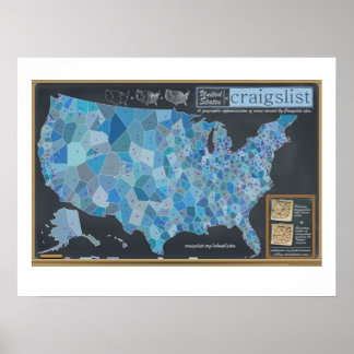Póster Estados Unidos de Craigslist