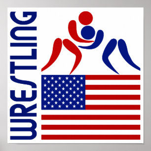 Póster Estados Unidos de lucha
