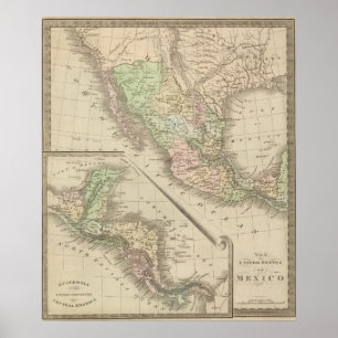 Póster Estados Unidos de México
