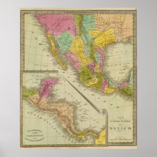 Póster Estados Unidos De México