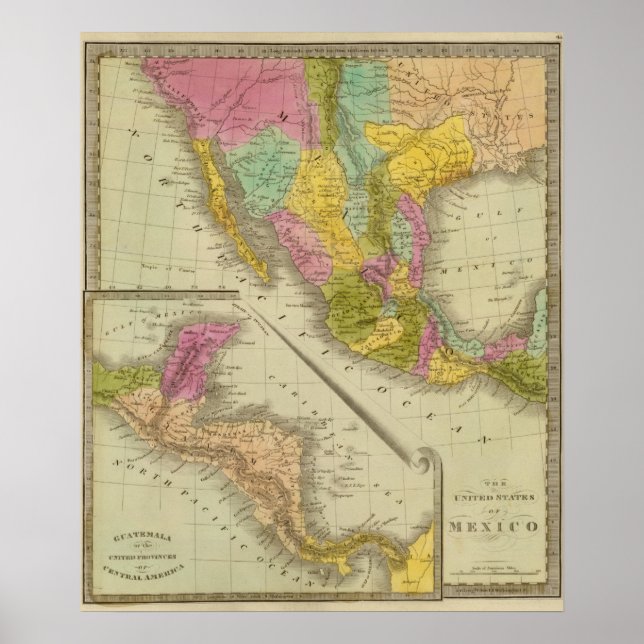 Póster Estados Unidos De México (Frente)