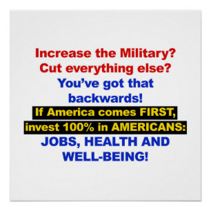 Póster ¿Estados Unidos es el primero? ¡Entonces invierta 