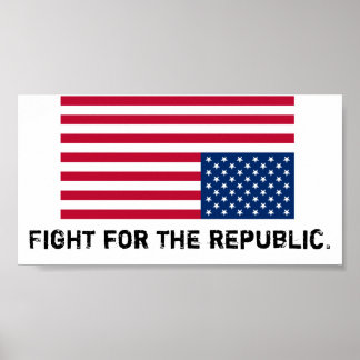 Póster Estados Unidos está en dificultades, luchando por 