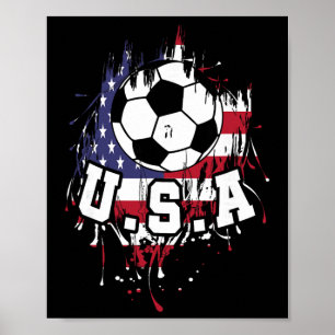 Póster Estados Unidos Fútbol Americano Futbol Usa