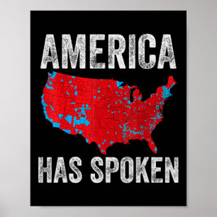 Póster Estados Unidos Ha Dicho El Mapa Electoral De 2024 