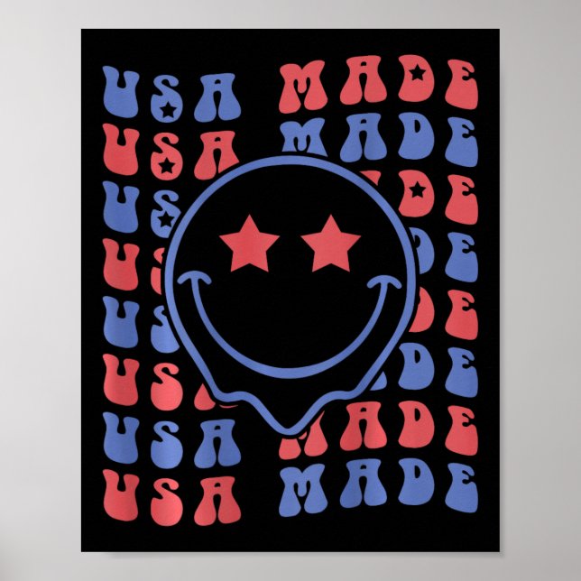Póster Estados Unidos Hizo El 4 De Julio (Frente)