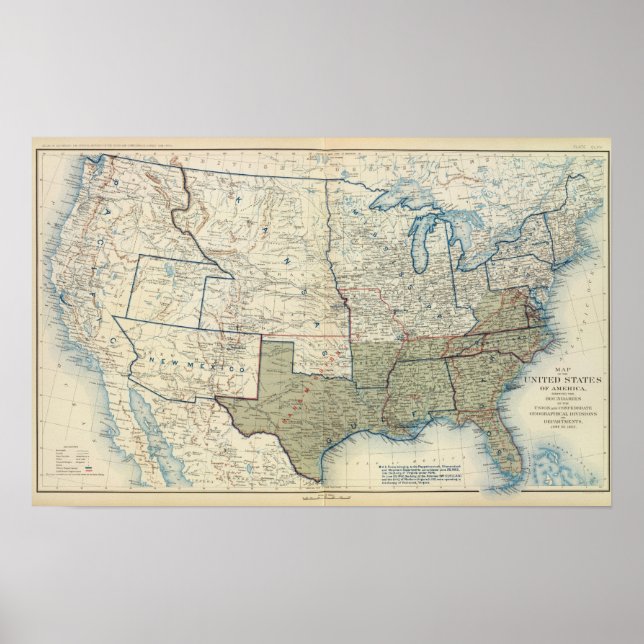 Póster Estados Unidos junio 1862 (Frente)