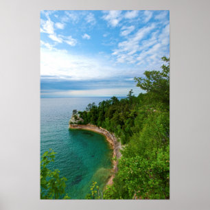 Póster Estados Unidos, Michigan. Formación 3 de Rock Cast