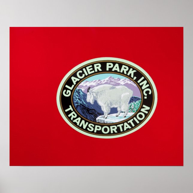 Póster Estados Unidos, Montana, Parque Nacional Glacier,  (Frente)