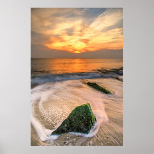 Póster Estados Unidos, Nueva Jersey, Cabo de Mayo. Escena