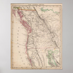 Póster Estados Unidos Occidental