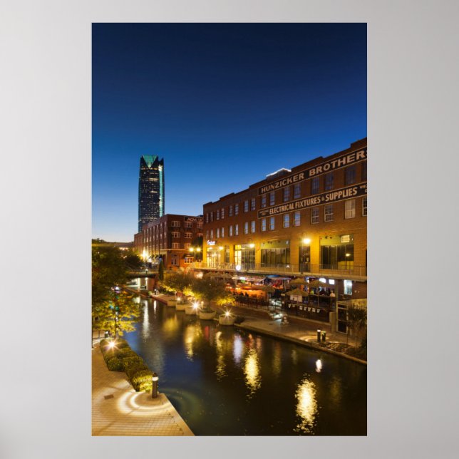 Póster Estados Unidos, Oklahoma, Oklahoma City, Bricktown (Frente)