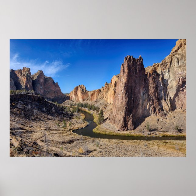 Póster Estados Unidos, Oregón, Parque Estatal Smith Rock (Frente)