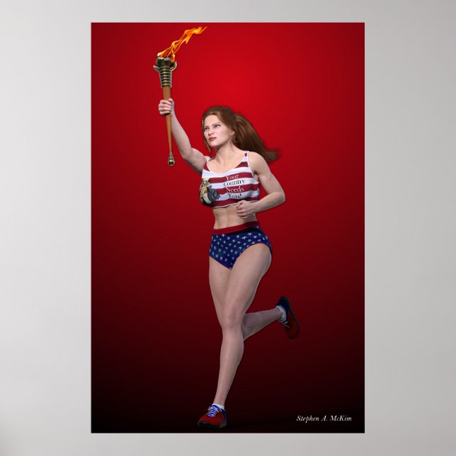 Póster Estados Unidos te necesita Poster (Frente)