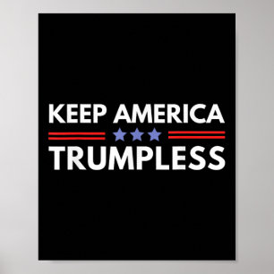 Póster Estados Unidos tiene una enorme gracia contra Trum