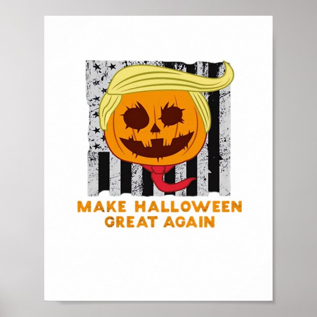 Póster Estados Unidos vuelve a hacer que Halloween sea ge (Frente)