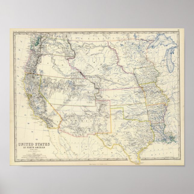 Póster Estados Unidos W (Frente)