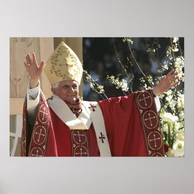 Póster Estados Unidos, Washington, D.C. Papa Benedicto 2 (Frente)