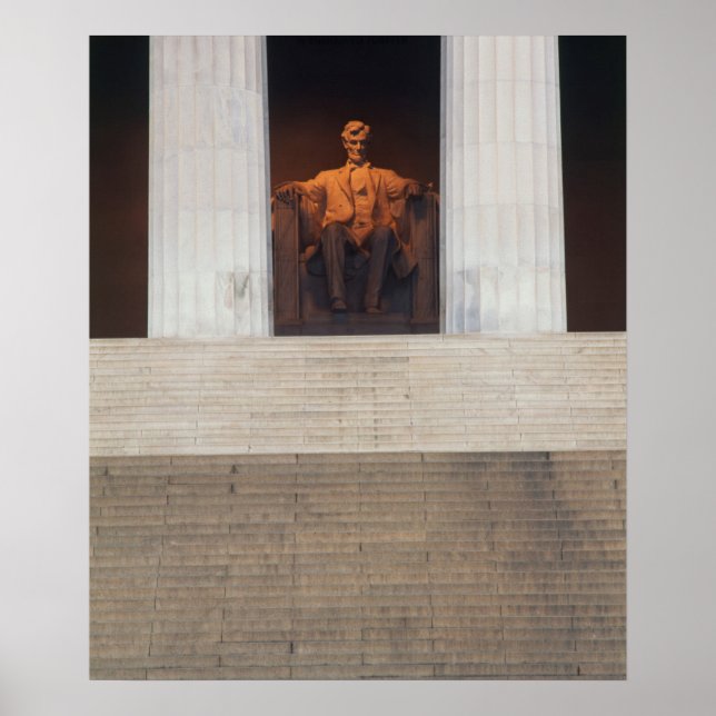 Póster Estados Unidos, Washington Dc, Lincoln Memorial (Frente)