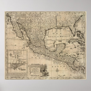 Póster Estados Unidos y México