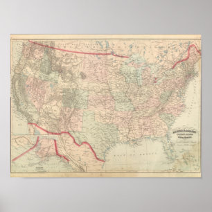 Póster Estados Unidos y territorios 2