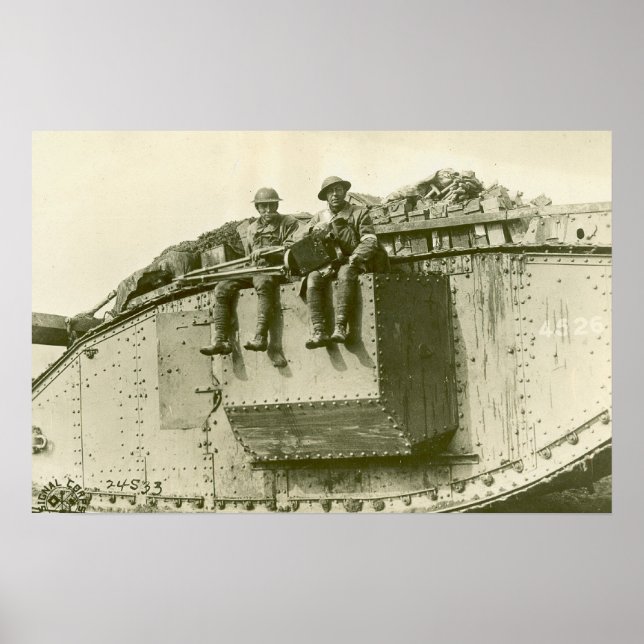 Póster Estadounidenses en una marca I (Frente)