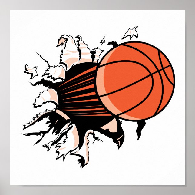 Póster estafa de baloncesto (Frente)