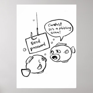 Póster Estafa de suplantación de identidad