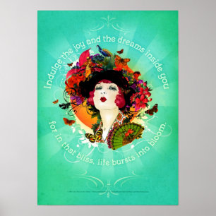Póster Estalle en la floración