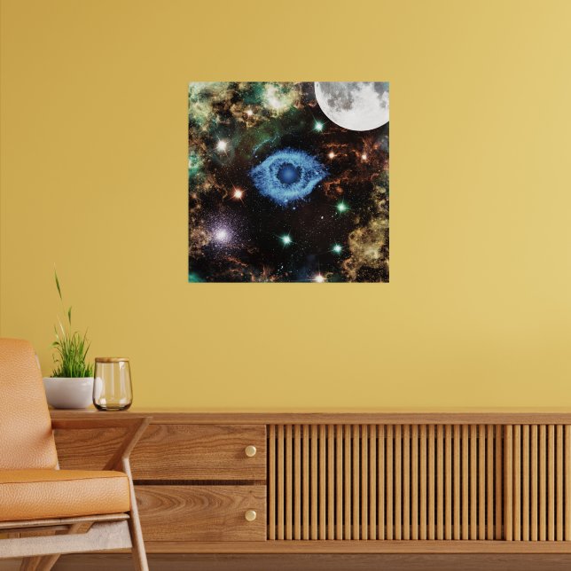 Póster Estallido de las estrellas de nibula de galaxia es (Salón 2)