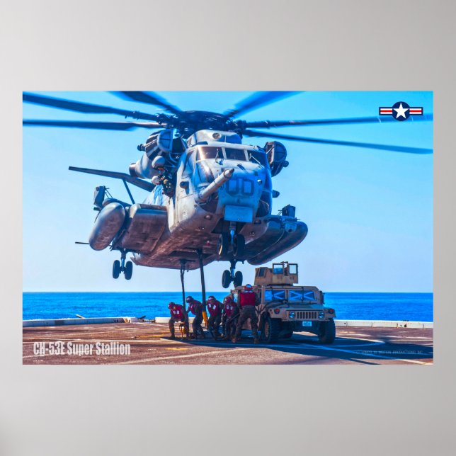PÓSTER ESTALLION SUPER CH-53E (Frente)