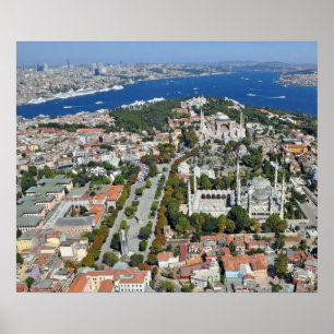 Póster Estambul - Sultanahmet