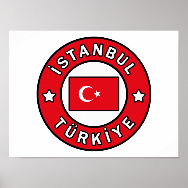 Póster Estambul Turkiye (Frente)
