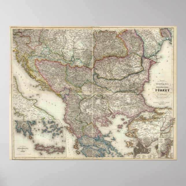 Póster Estambul, Turquía (Frente)