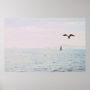 Póster Estambul. Viajes náuticos. Foto minimalista de agu