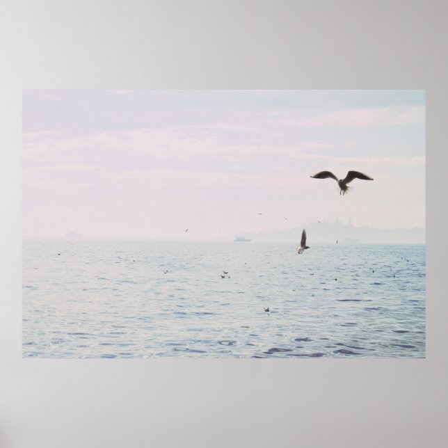 Póster Estambul. Viajes náuticos. Foto minimalista de agu (Frente)