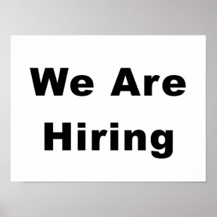 Póster Estamos Contratando Publicidad De Ventanilla Empre