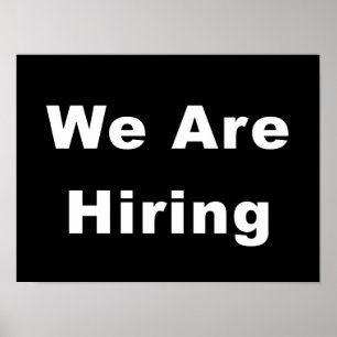 Póster Estamos Contratando Publicidad De Ventanilla Empre