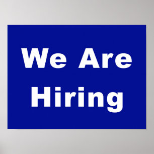 Póster Estamos Contratando Publicidad De Ventanilla Empre