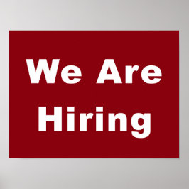 Póster Estamos Contratando Publicidad De Ventanilla Empre