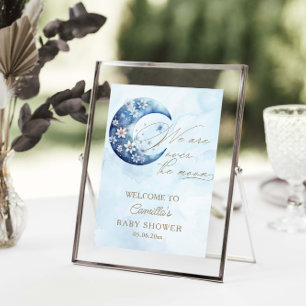 Póster Estamos Sobre El Baby Shower De Moon Boy