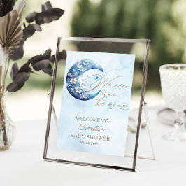 Póster Estamos Sobre El Baby Shower De Moon Boy