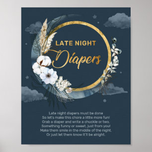 Póster Estamos sobre el cartel del juego de los Diapers d
