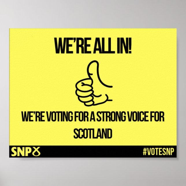 Póster Estamos todos en - Poster de SNP (Frente)