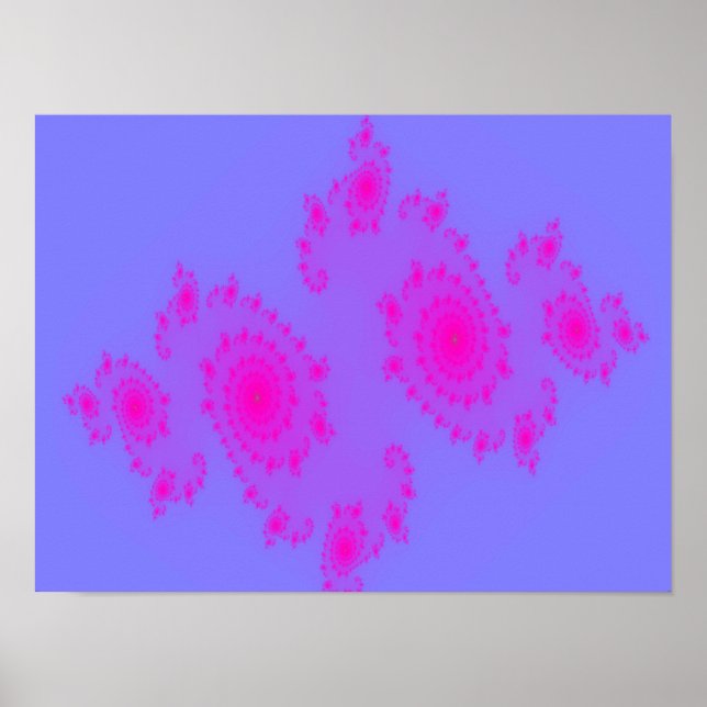 Póster Estampa de estornudo rosa (Frente)