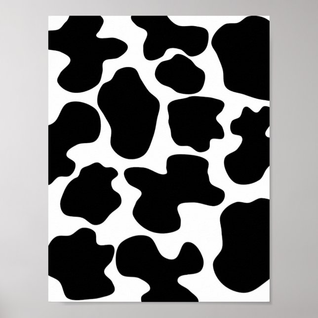 Póster Estampado de Vaca (Frente)