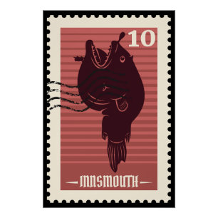 Póster Estampilla de correo Innsmouth