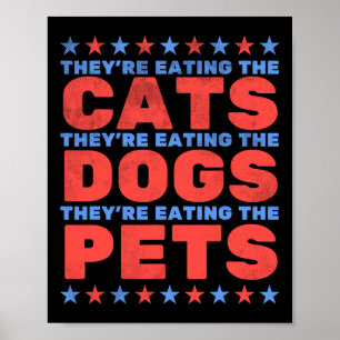 Póster Están comiendo a los perros