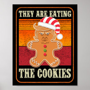 Póster Están Comyendo El Humor De Los Navidades De Las Ga