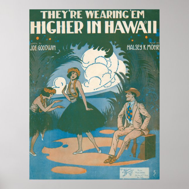 Póster Están usando ‘Em Higher en Hawaii (Frente)